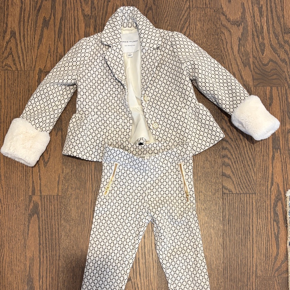 Janie and Jack toddler 2 piece set Jacket and Pants